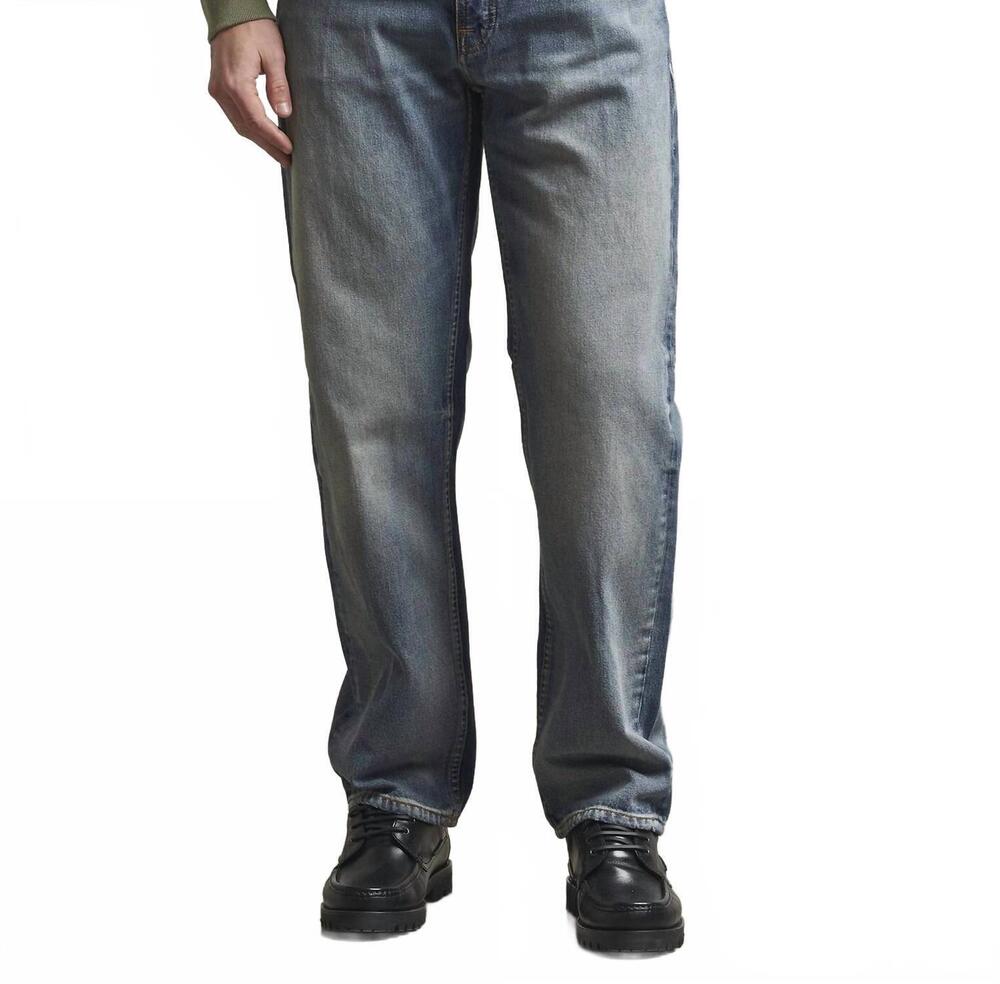 NEW NUDIE JEANS rad rufus straight leg jeans in mud wash